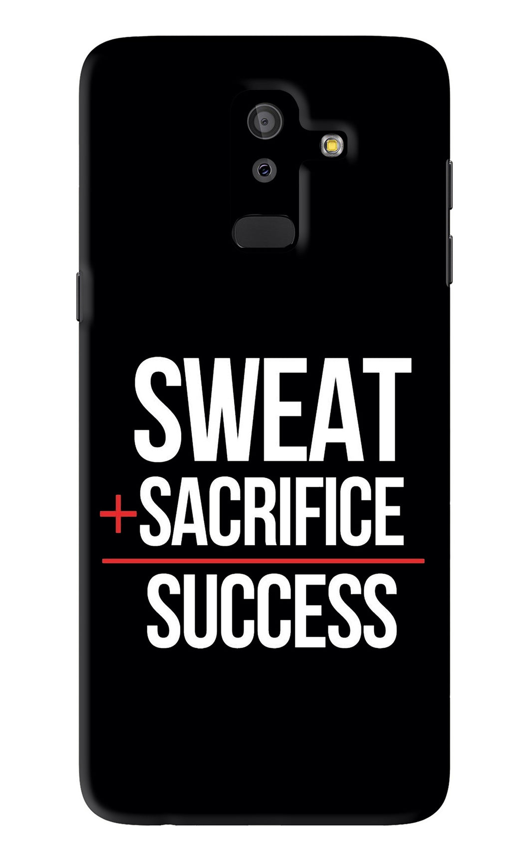 Sweat Sacrifice Success Samsung Galaxy J8 2018 Back Skin Wrap