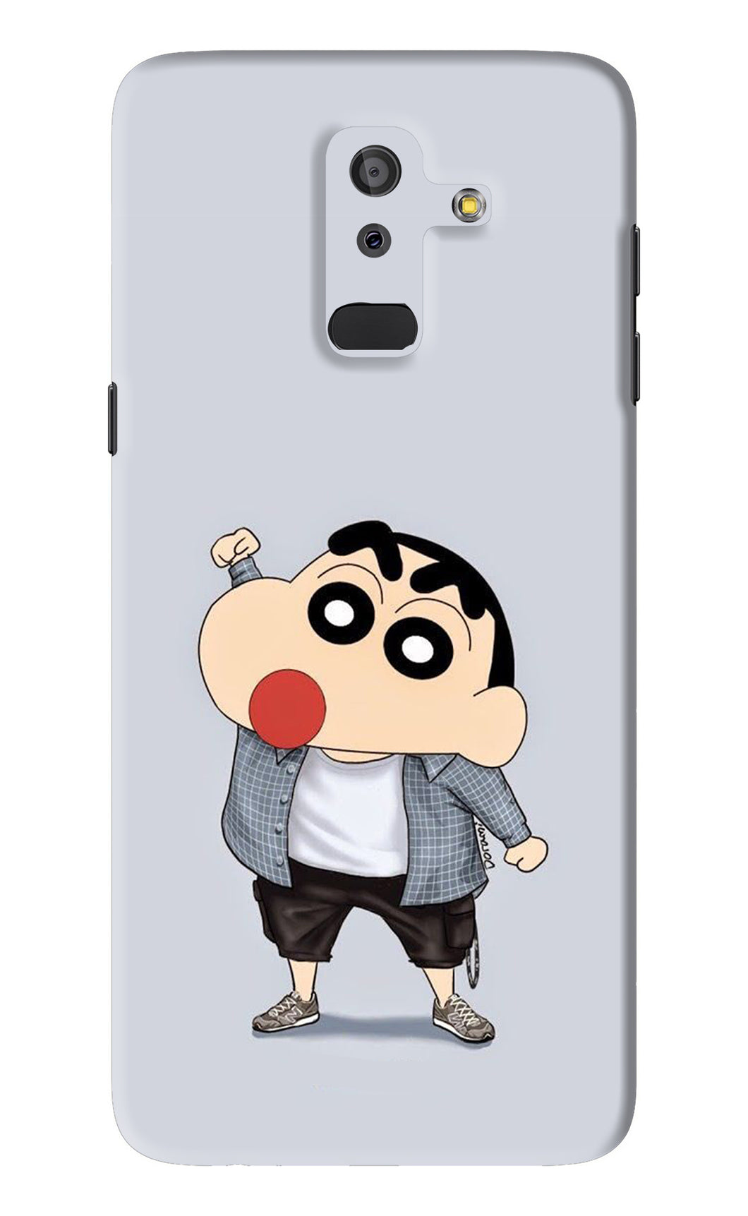Shinchan Samsung Galaxy J8 2018 Back Skin Wrap