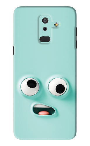 Silly Face Cartoon Samsung Galaxy J8 2018 Back Skin Wrap