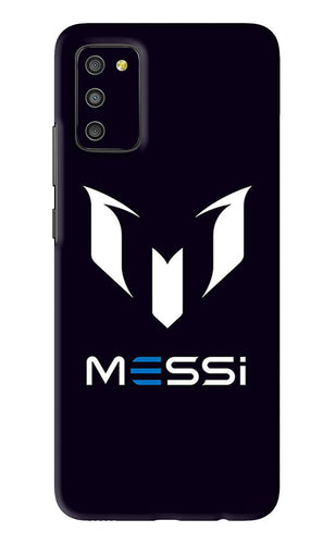 Messi Logo Samsung Galaxy M02S Back Skin Wrap