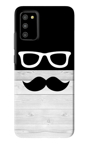 Mustache Samsung Galaxy M02S Back Skin Wrap