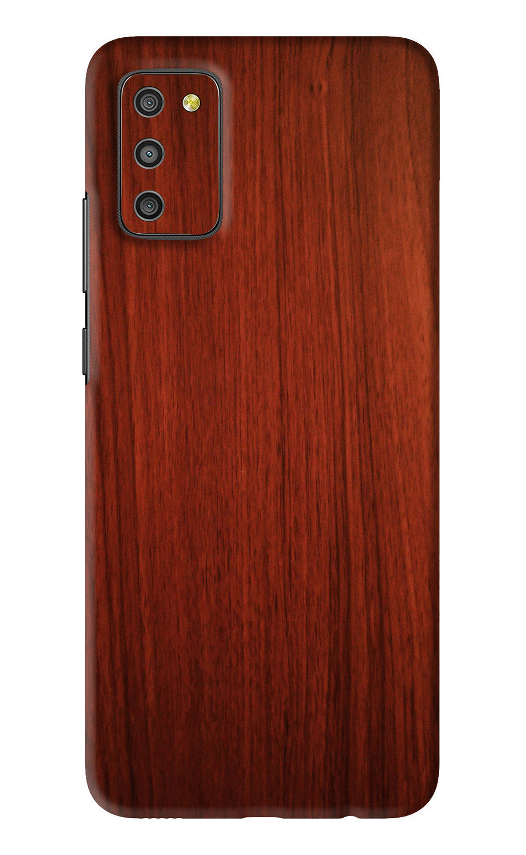 Wooden Plain Pattern Samsung Galaxy M02S Back Skin Wrap