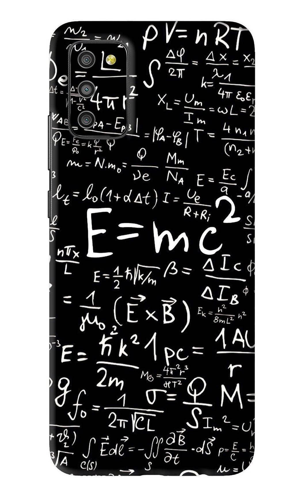 Physics Albert Einstein Formula Samsung Galaxy M02S Back Skin Wrap