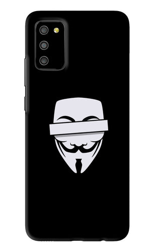 Anonymous Face Samsung Galaxy M02S Back Skin Wrap