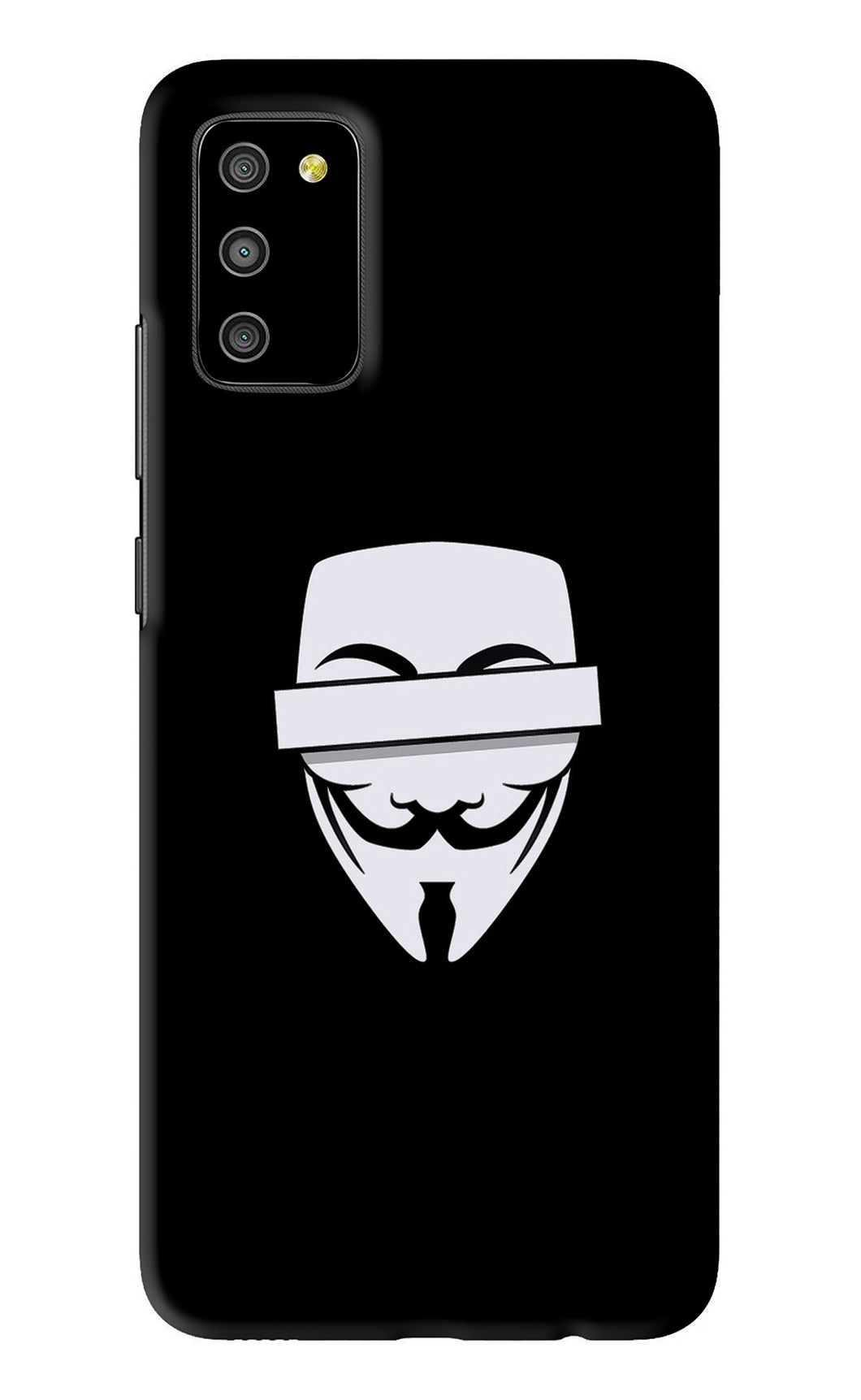 Anonymous Face Samsung Galaxy M02S Back Skin Wrap