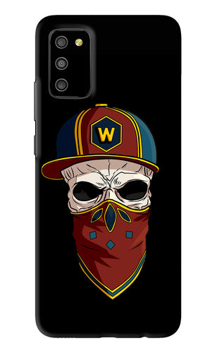 Skull Samsung Galaxy M02S Back Skin Wrap