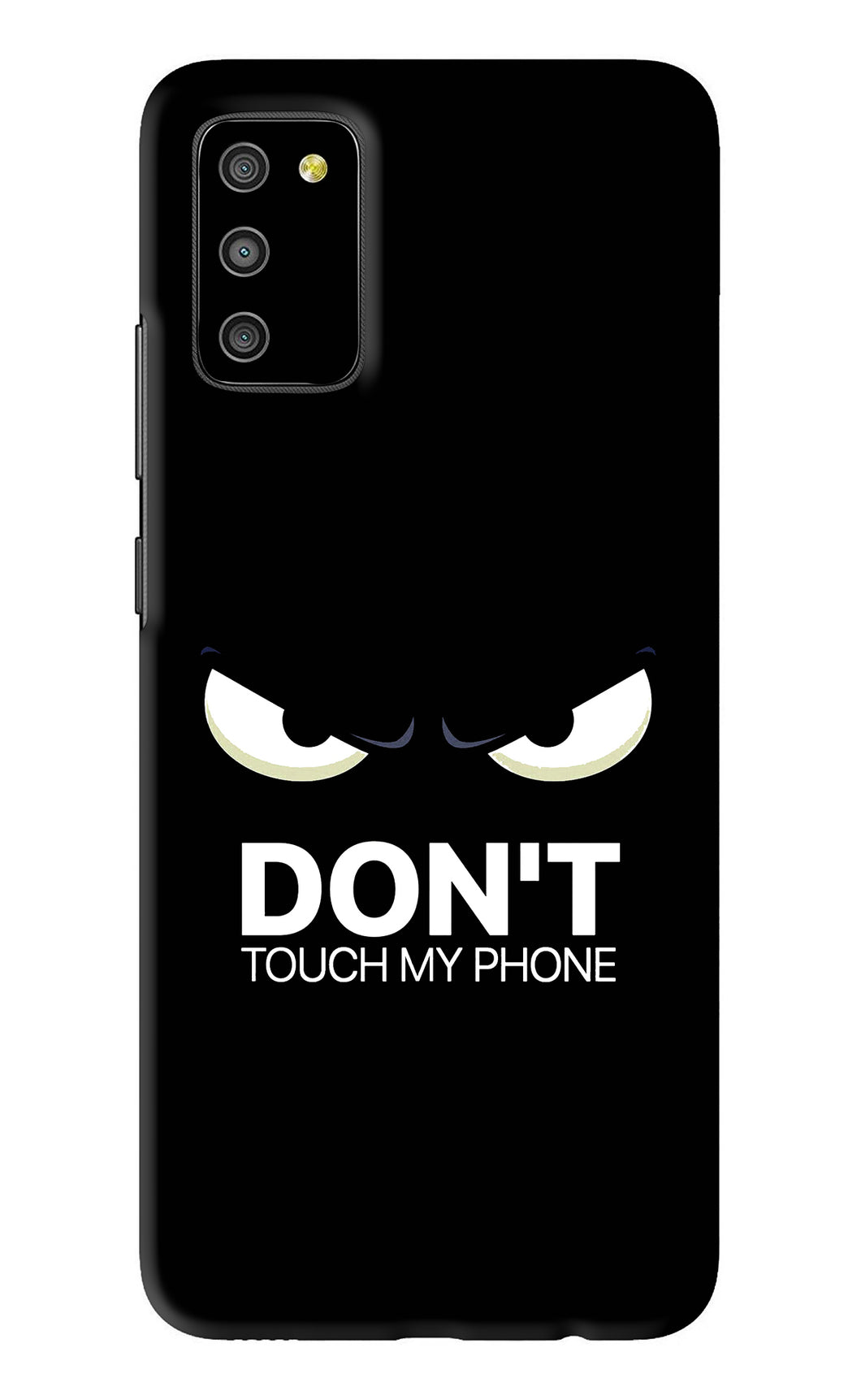 Don'T Touch My Phone Samsung Galaxy M02S Back Skin Wrap