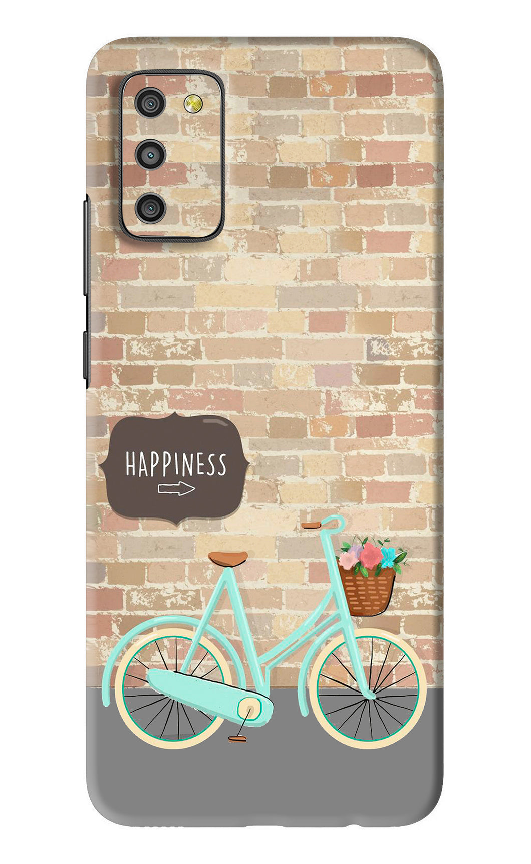 Happiness Artwork Samsung Galaxy M02S Back Skin Wrap
