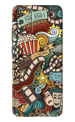 Cinema Abstract Samsung Galaxy M02S Back Skin Wrap