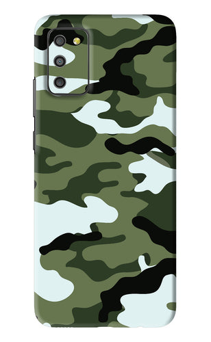 Camouflage 1 Samsung Galaxy M02S Back Skin Wrap