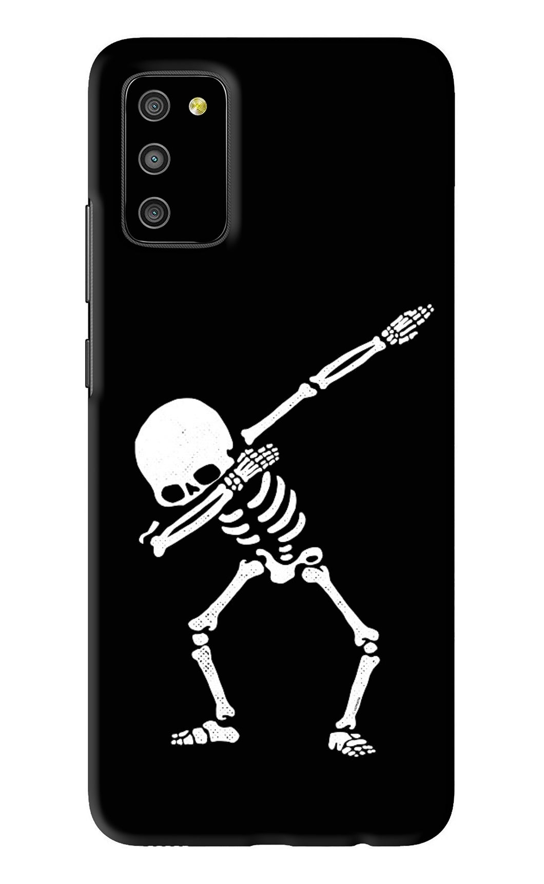 Dabbing Skeleton Art Samsung Galaxy M02S Back Skin Wrap