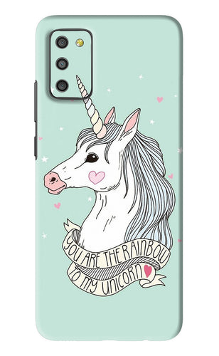 Unicorn Wallpaper Samsung Galaxy M02S Back Skin Wrap