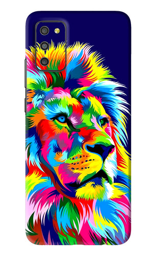 Vector Art Lion Samsung Galaxy M02S Back Skin Wrap