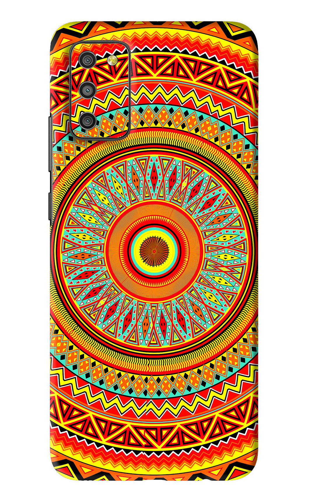 Mandala Pattern Samsung Galaxy M02S Back Skin Wrap