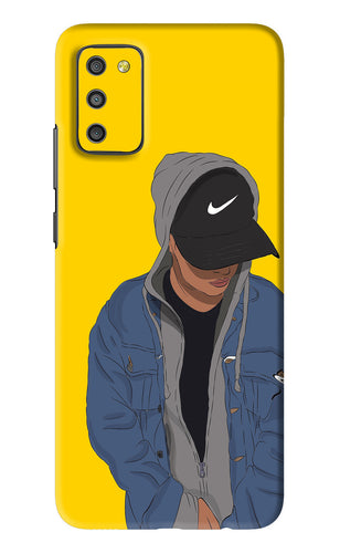 Nike Boy Samsung Galaxy M02S Back Skin Wrap
