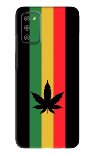 Weed Flag Samsung Galaxy M02S Back Skin Wrap