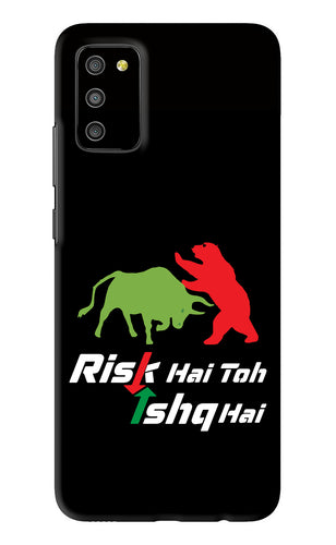 Risk Hai Toh Ishq Hai Samsung Galaxy M02S Back Skin Wrap