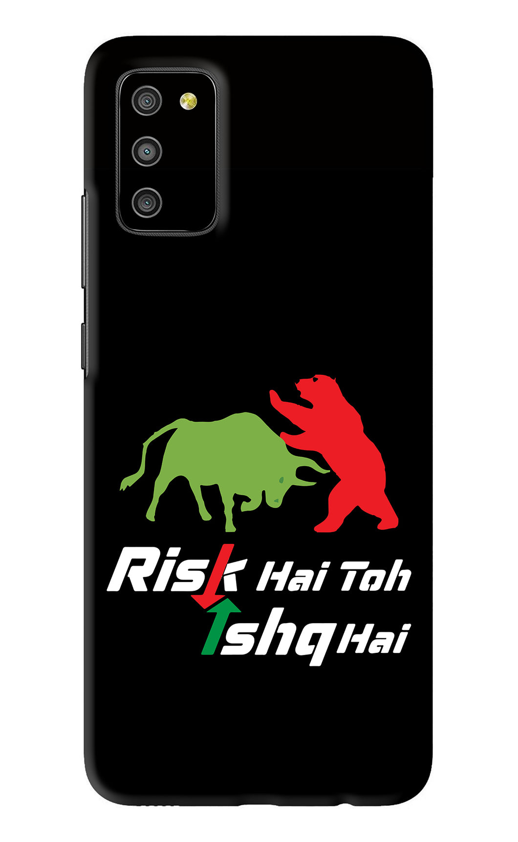 Risk Hai Toh Ishq Hai Samsung Galaxy M02S Back Skin Wrap