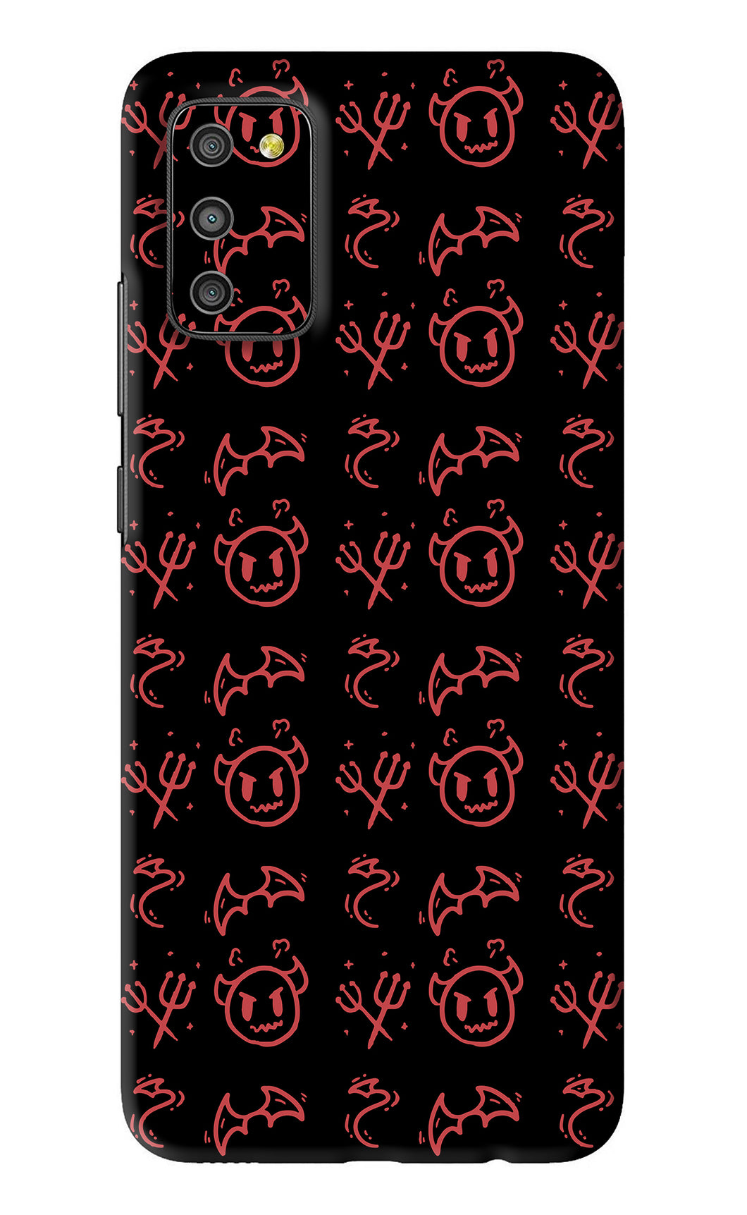 Devil Samsung Galaxy M02S Back Skin Wrap