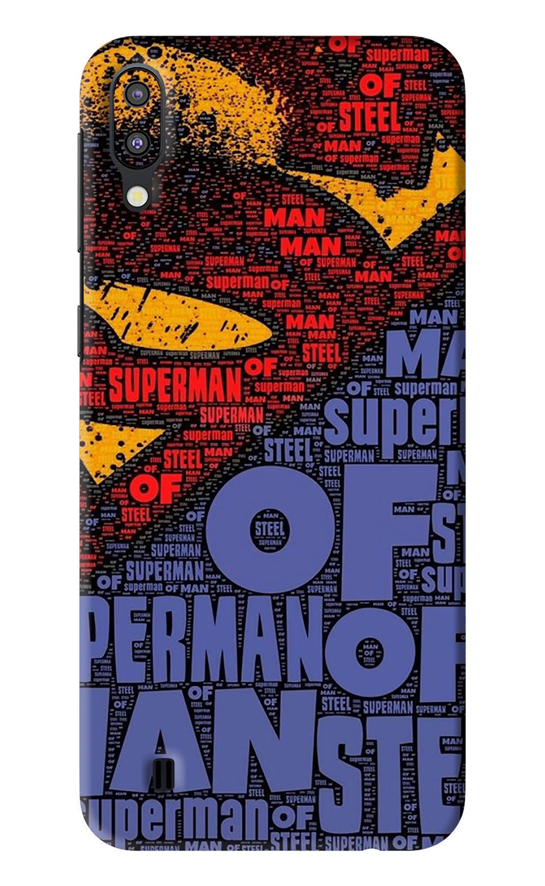 Superman Samsung Galaxy M10 Back Skin Wrap