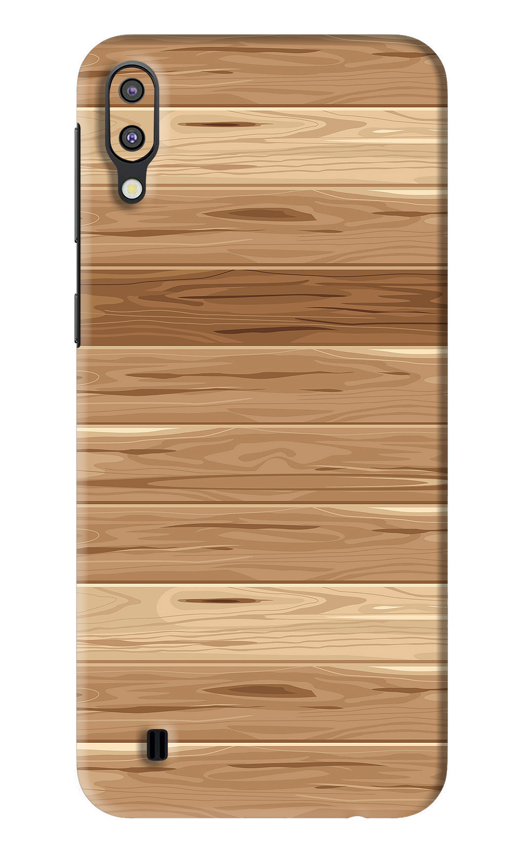 Wooden Vector Samsung Galaxy M10 Back Skin Wrap