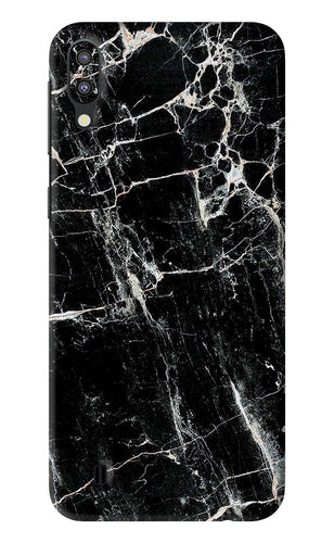 Black Marble Texture 1 Samsung Galaxy M10 Back Skin Wrap