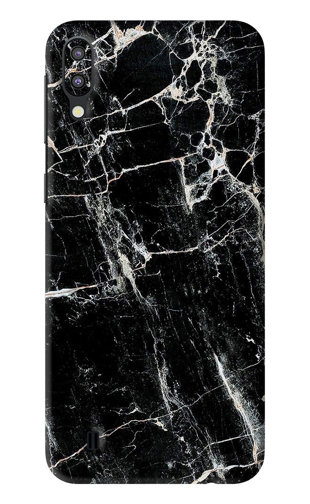 Black Marble Texture 1 Samsung Galaxy M10 Back Skin Wrap