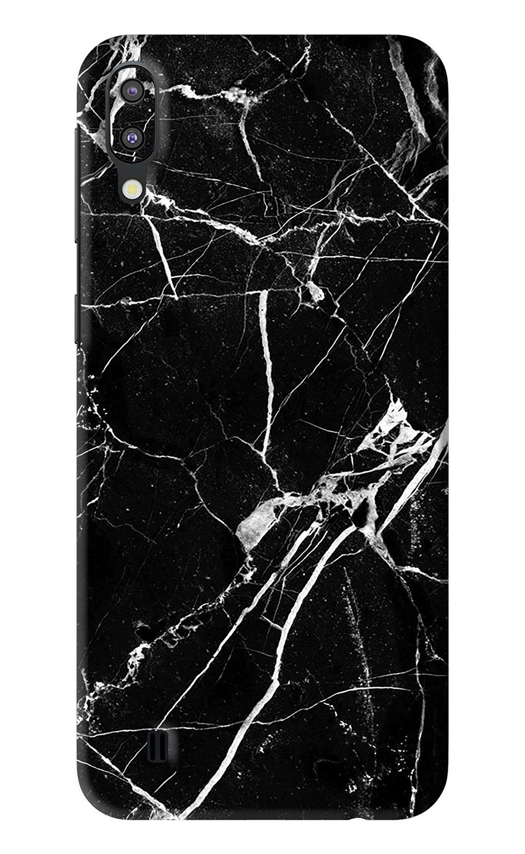 Black Marble Texture 2 Samsung Galaxy M10 Back Skin Wrap