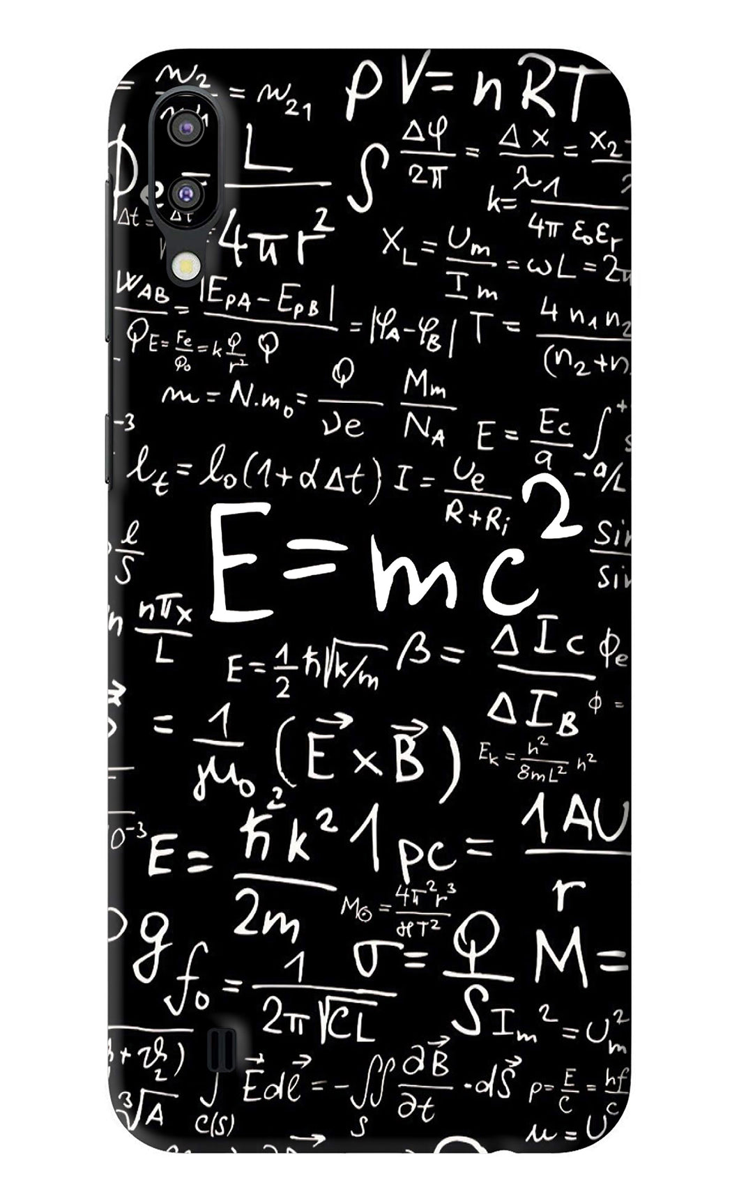 Physics Albert Einstein Formula Samsung Galaxy M10 Back Skin Wrap