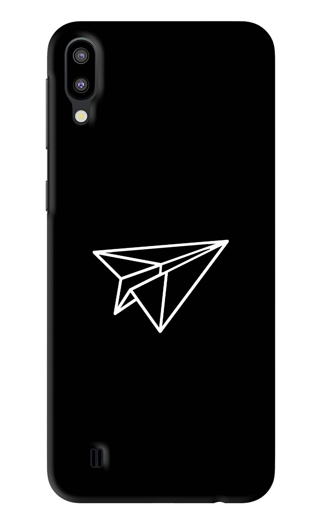 Paper Plane White Samsung Galaxy M10 Back Skin Wrap