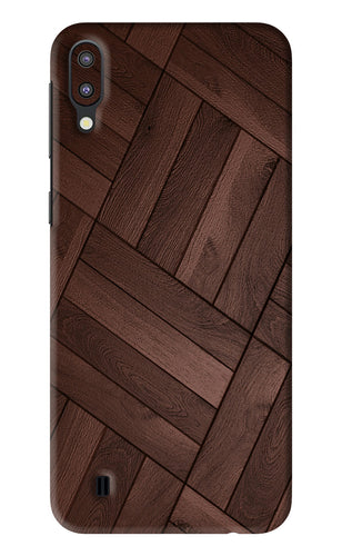 Wooden Texture Design Samsung Galaxy M10 Back Skin Wrap