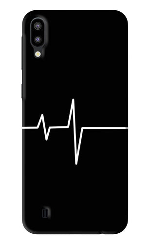 Heart Beats Samsung Galaxy M10 Back Skin Wrap