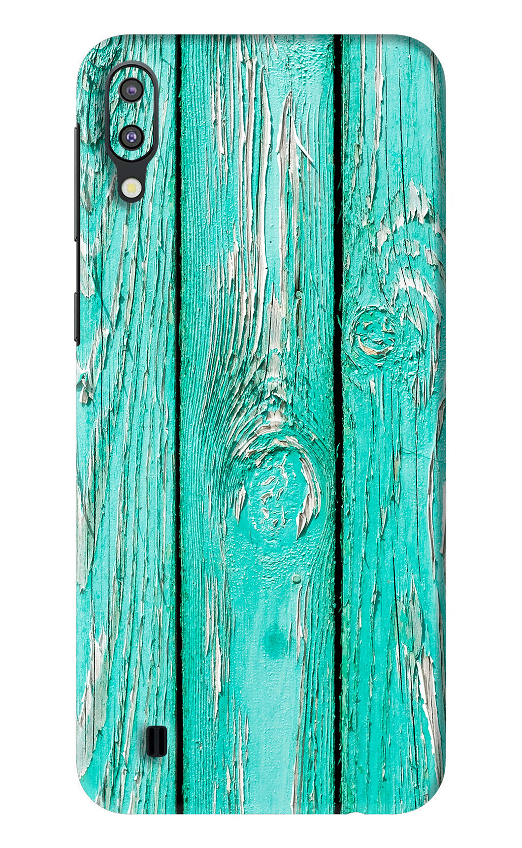 Blue Wood Samsung Galaxy M10 Back Skin Wrap