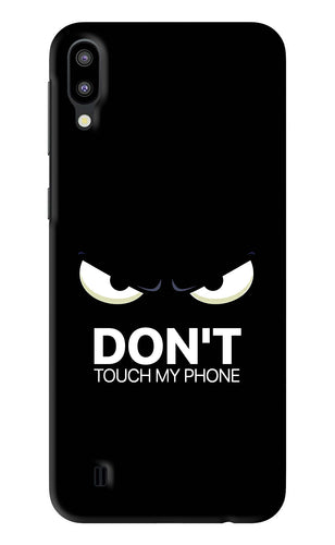 Don'T Touch My Phone Samsung Galaxy M10 Back Skin Wrap