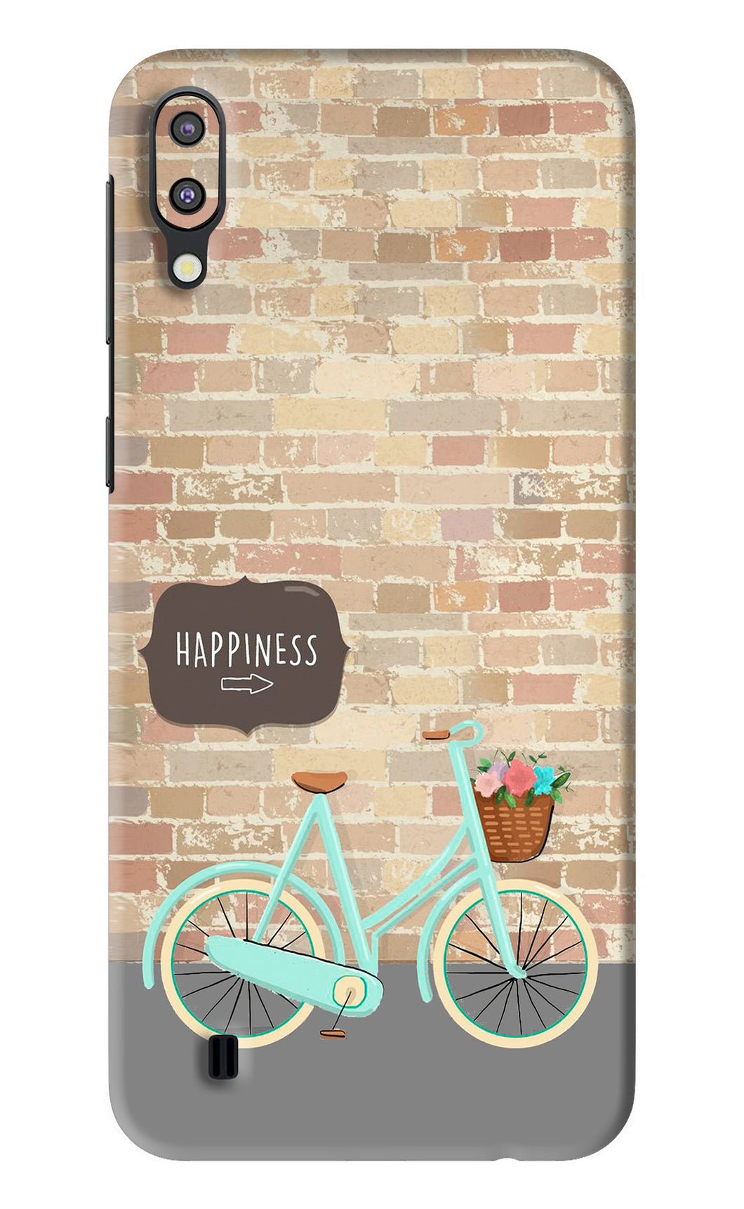 Happiness Artwork Samsung Galaxy M10 Back Skin Wrap