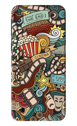 Cinema Abstract Samsung Galaxy M10 Back Skin Wrap