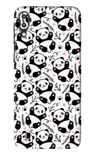 Cute Panda Samsung Galaxy M10 Back Skin Wrap