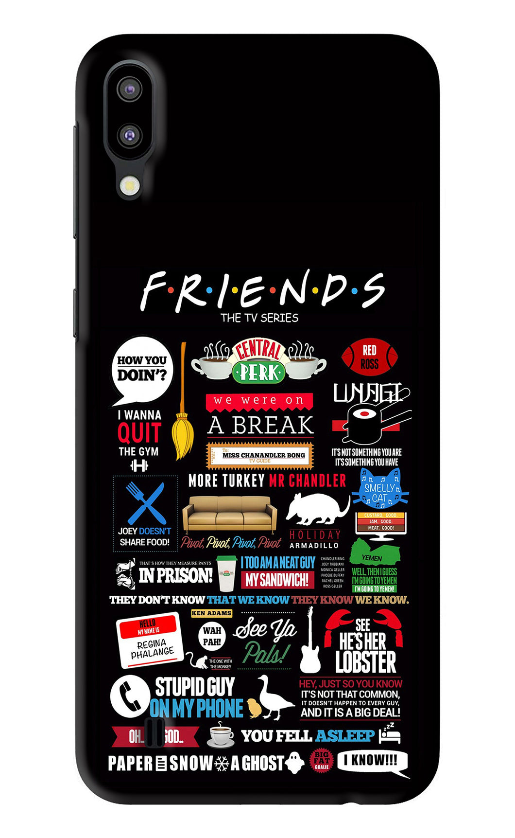 FRIENDS Samsung Galaxy M10 Back Skin Wrap