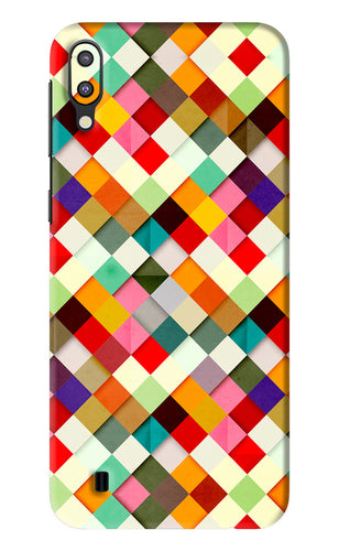 Geometric Abstract Colorful Samsung Galaxy M10 Back Skin Wrap