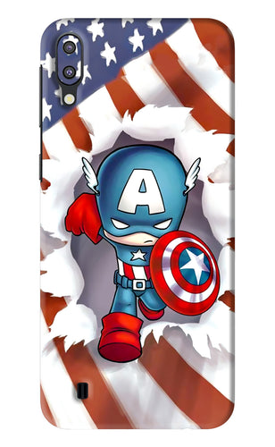 Captain America Samsung Galaxy M10 Back Skin Wrap