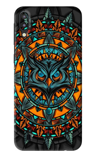 Angry Owl Art Samsung Galaxy M10 Back Skin Wrap