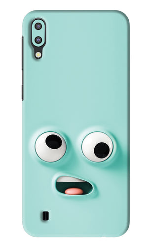 Silly Face Cartoon Samsung Galaxy M10 Back Skin Wrap
