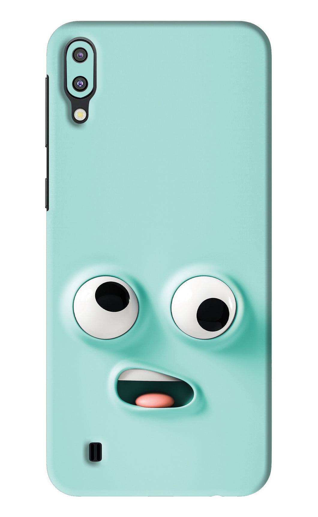Silly Face Cartoon Samsung Galaxy M10 Back Skin Wrap