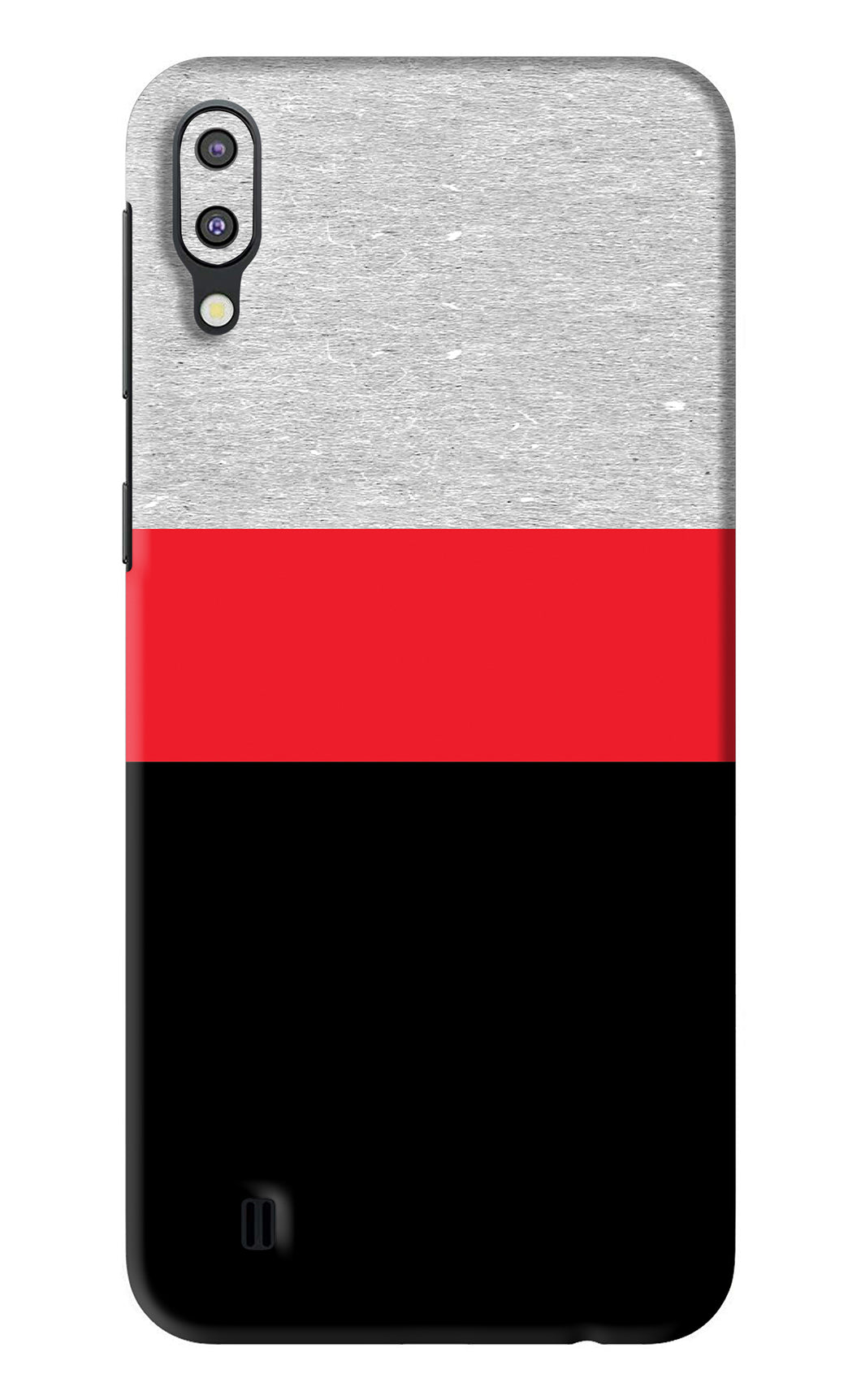 Tri Color Pattern Samsung Galaxy M10 Back Skin Wrap
