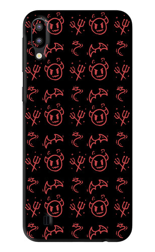 Devil Samsung Galaxy M10 Back Skin Wrap