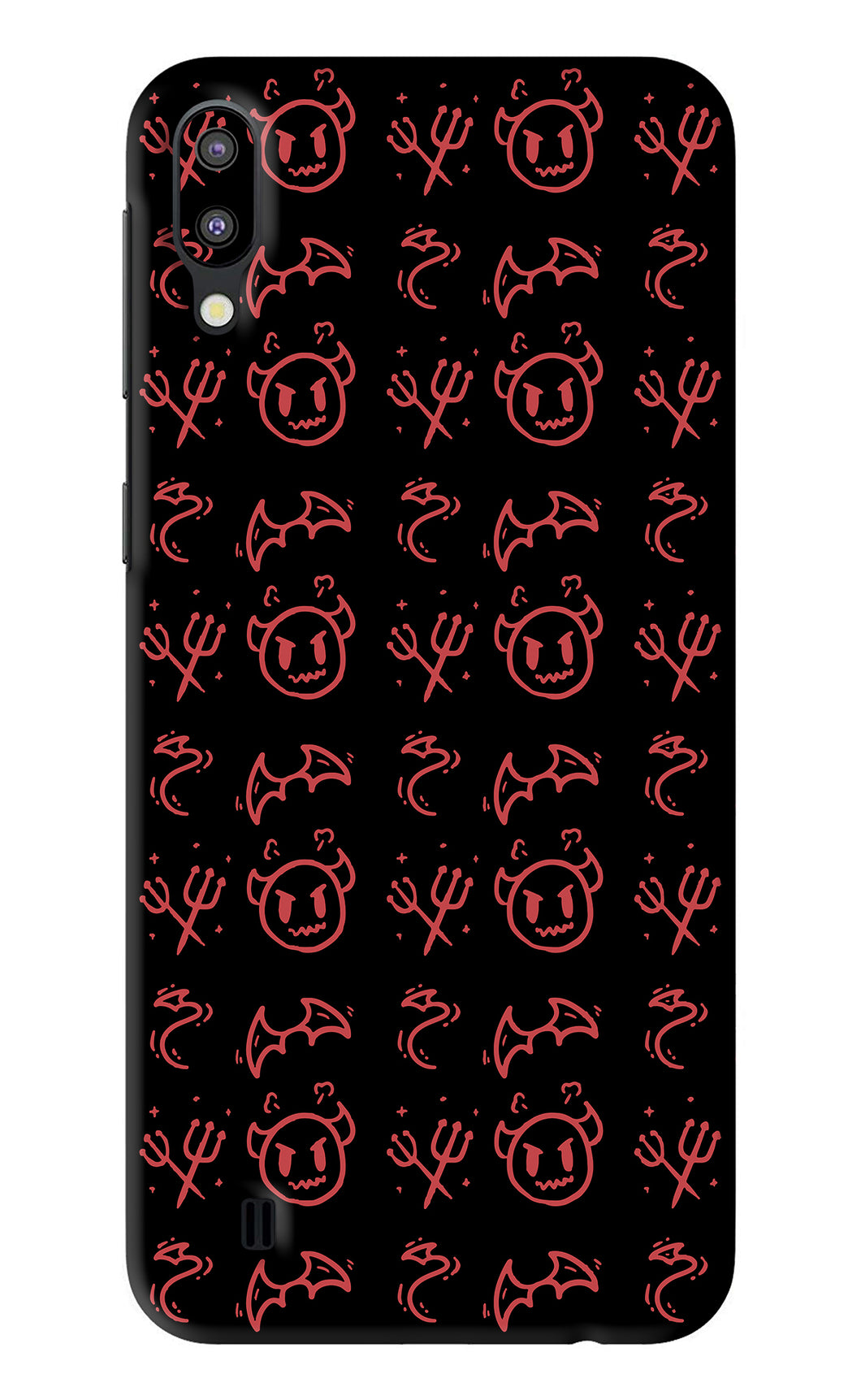 Devil Samsung Galaxy M10 Back Skin Wrap