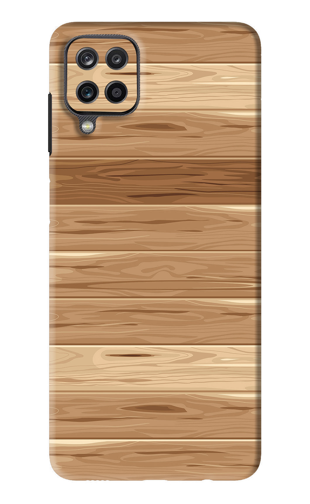 Wooden Vector Samsung Galaxy M12 Back Skin Wrap