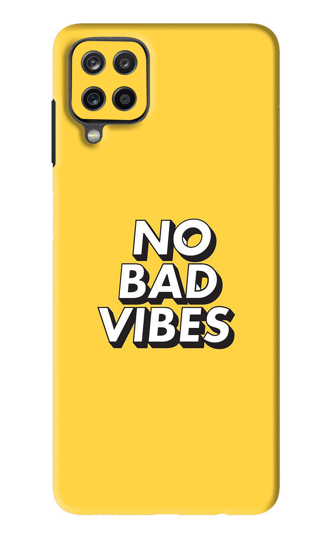 No Bad Vibes Samsung Galaxy M12 Back Skin Wrap