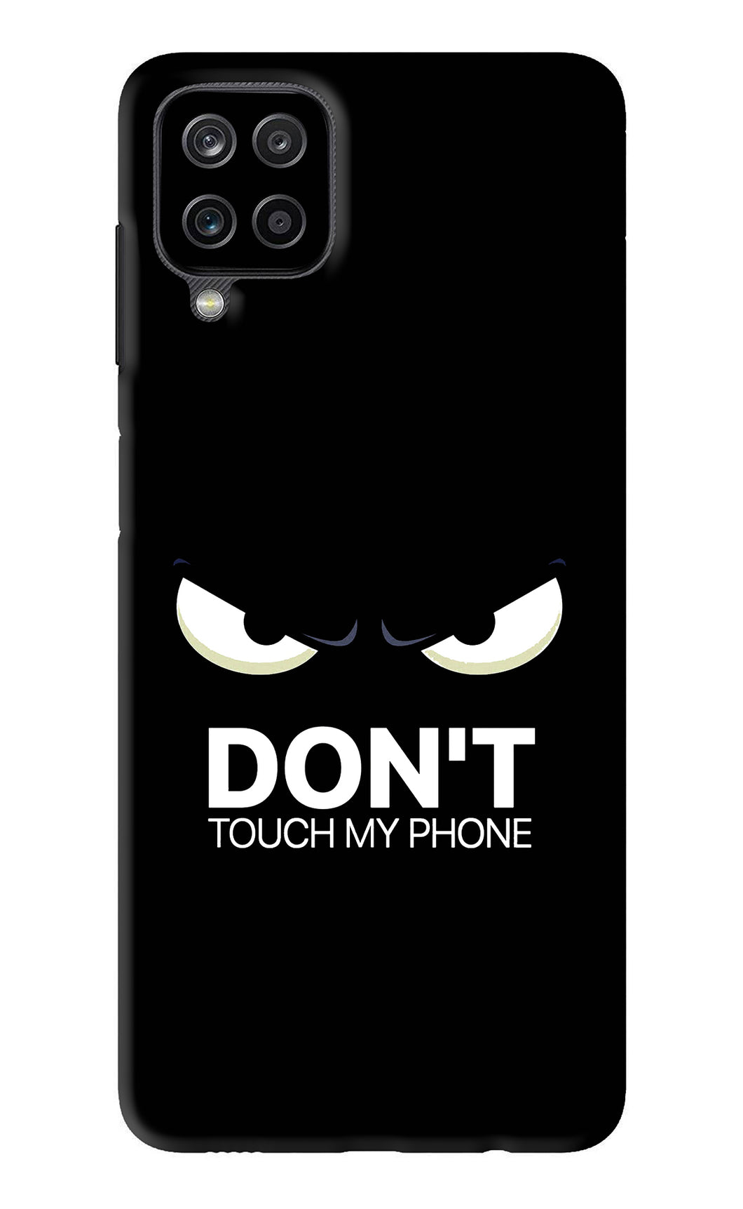 Don'T Touch My Phone Samsung Galaxy M12 Back Skin Wrap