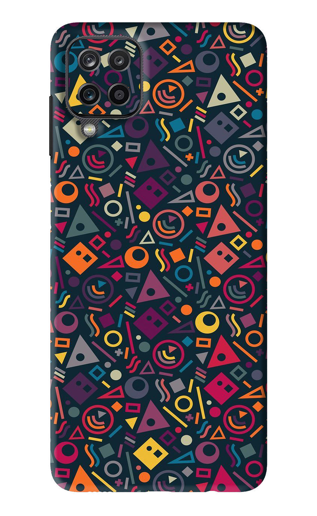 Geometric Abstract Samsung Galaxy M12 Back Skin Wrap